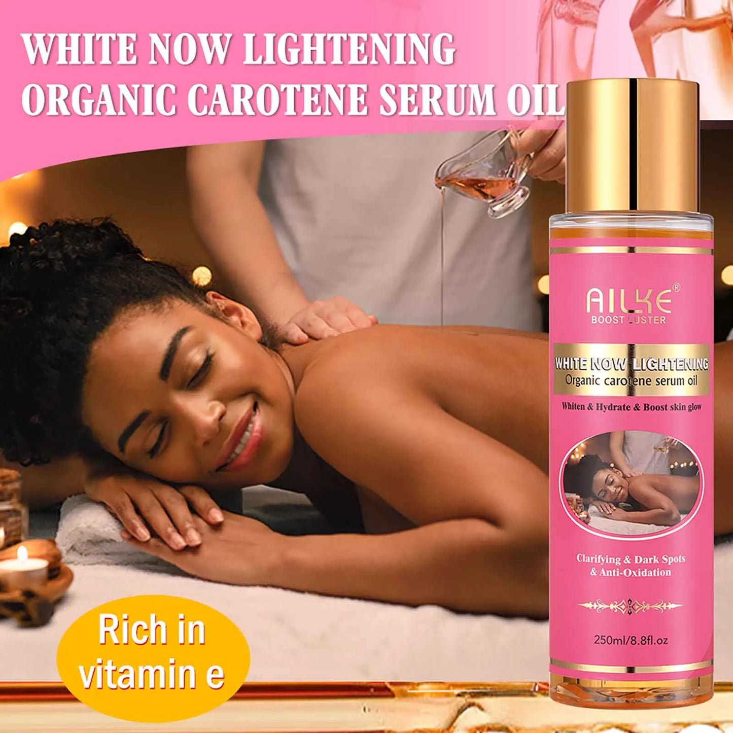 AILKE Skin Glowing Set Niacinamide Brightening Moisturizing Anti Acne Kit