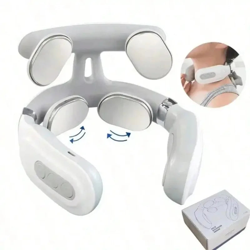 USB Smart Pulse Cervical Massager With Heating And Vibration