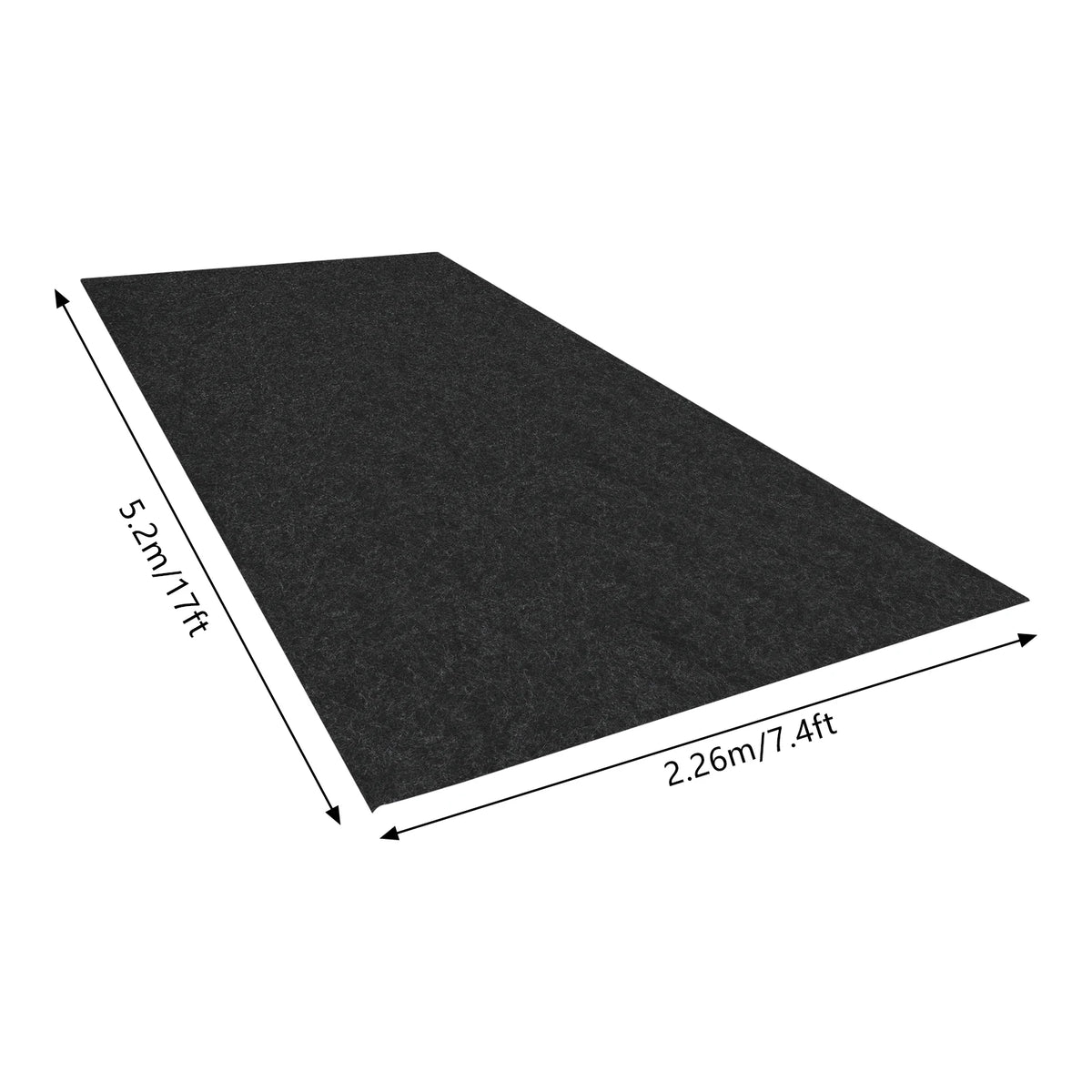 Garage Non Slip Mat Waterproof Non Woven Cloth Floor Protection