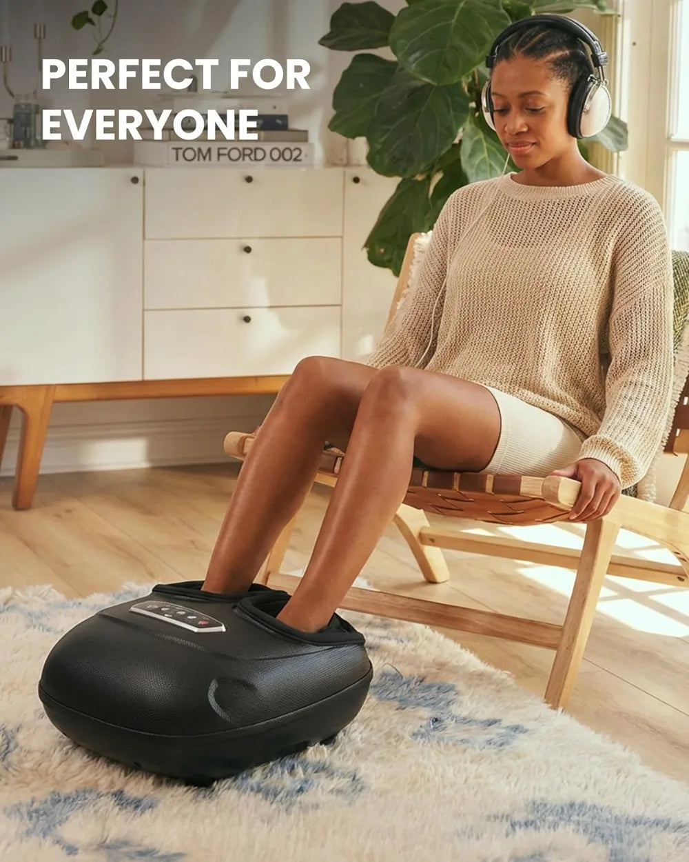 4 In 1 Heated Foot Massager With Shiatsu Compression Vibration