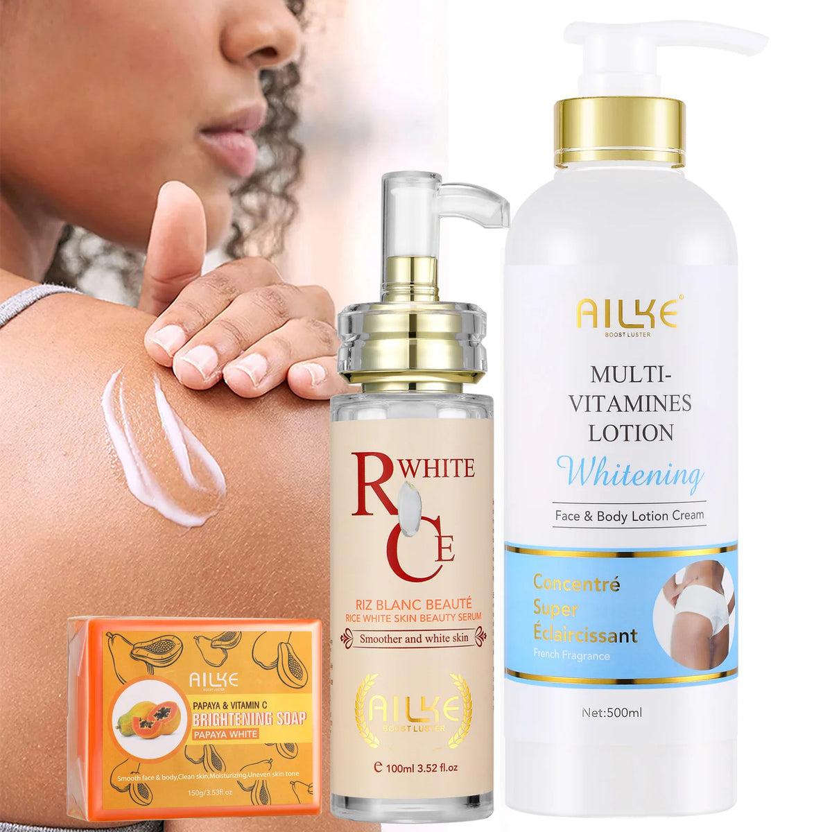 Ailke Multi Vitamin Whitening Body Lotion Moisturizer