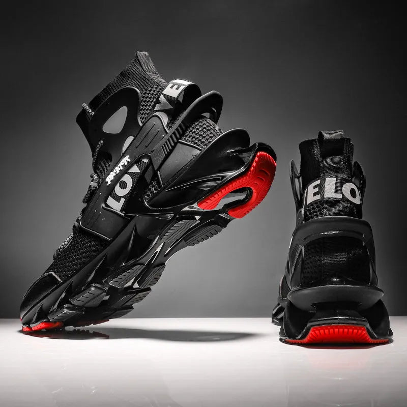 Lexsan Mens Casual Breathable Mesh Lace Up Sneakers For Everyday Wear